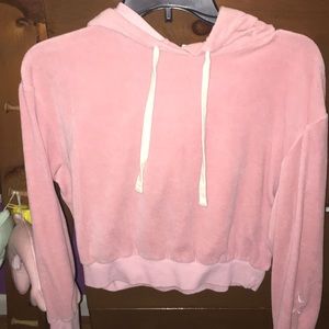 POPSUGAR cropped hoodie